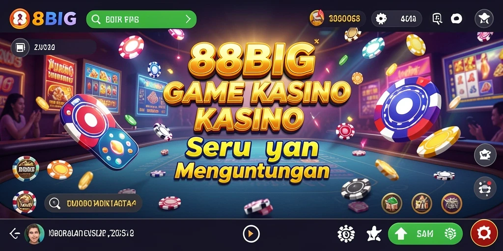 Tampilan gameplay menarik di 88BIG dengan beragam pilihan permainan Kasino.