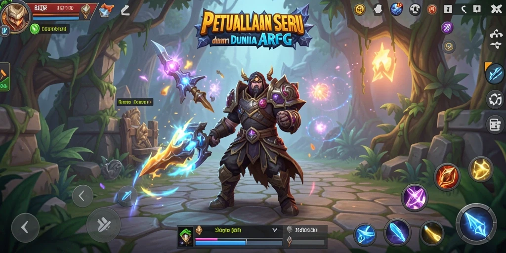 Tampilan gameplay seru dalam 8QR, siap untuk beraksi.