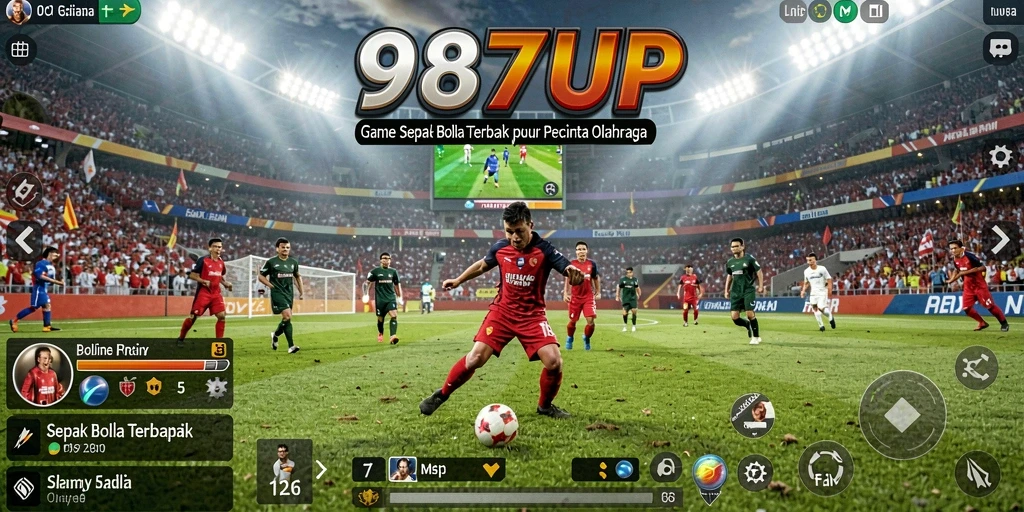Gameplay menakjubkan dalam pertarungan sepak bola nyata.