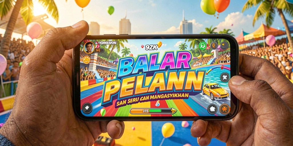 Gameplay menakjubkan dalam balapan yang seru di 9ZK.