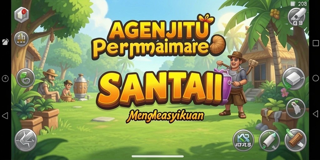 Tangkapan layar AGENJITU menunjukkan momen seru dalam permainan.
