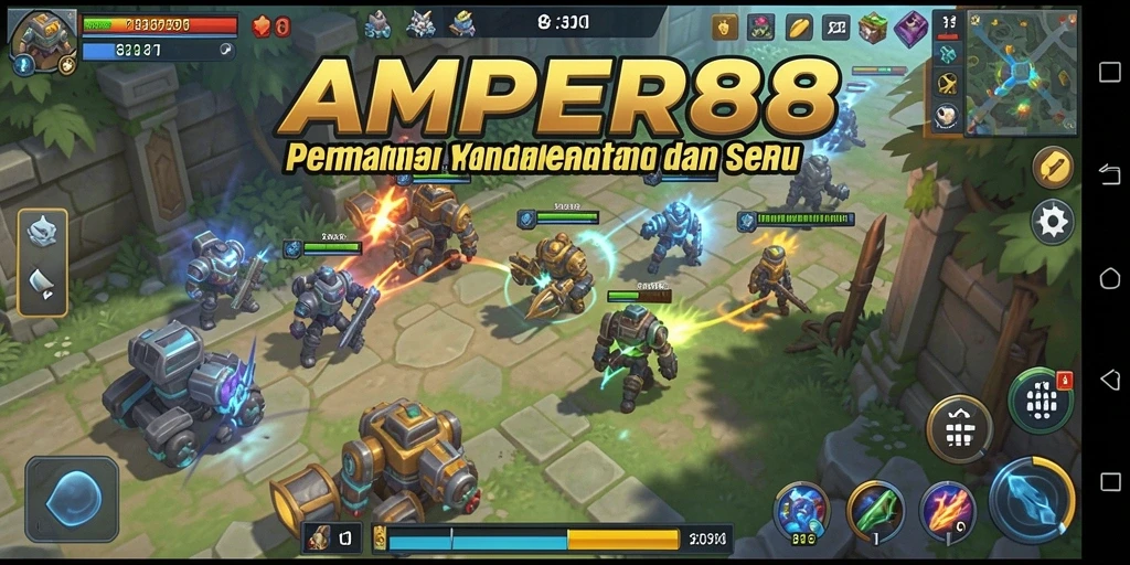 Tampilan gameplay AMPER88 yang menarik dan penuh strategi.