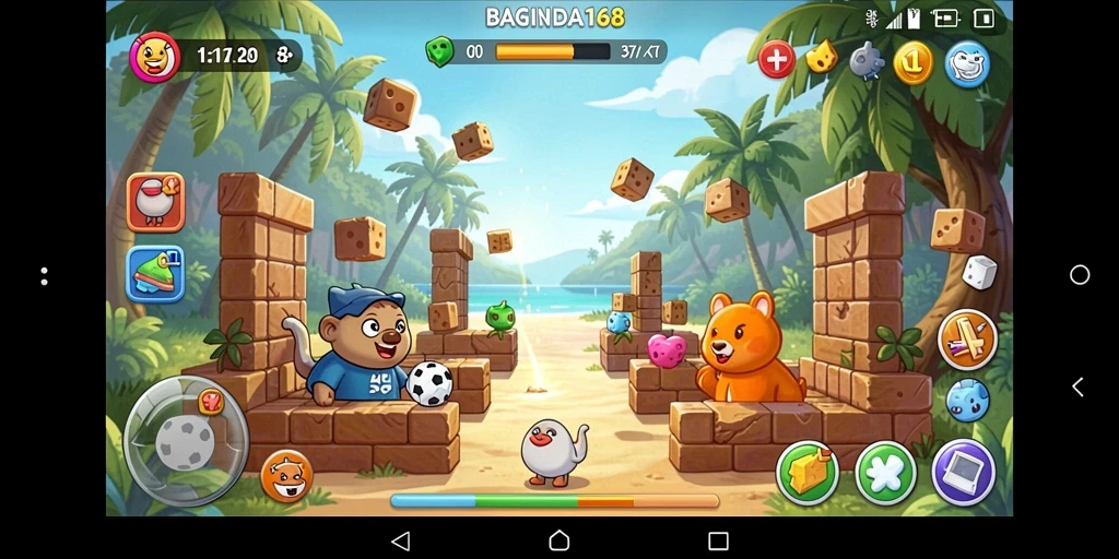 Screenshot utama BAGINDA168 menampilkan gameplay Puzzle yang menantang.