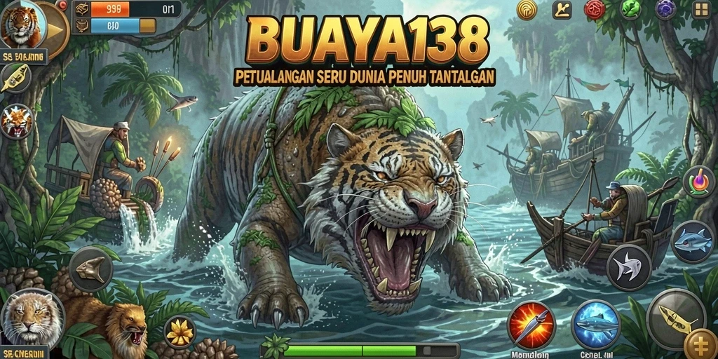 Tampilan gameplay seru dalam <strong>BUAYA138</strong> saat menjelajahi dunia petualangan.