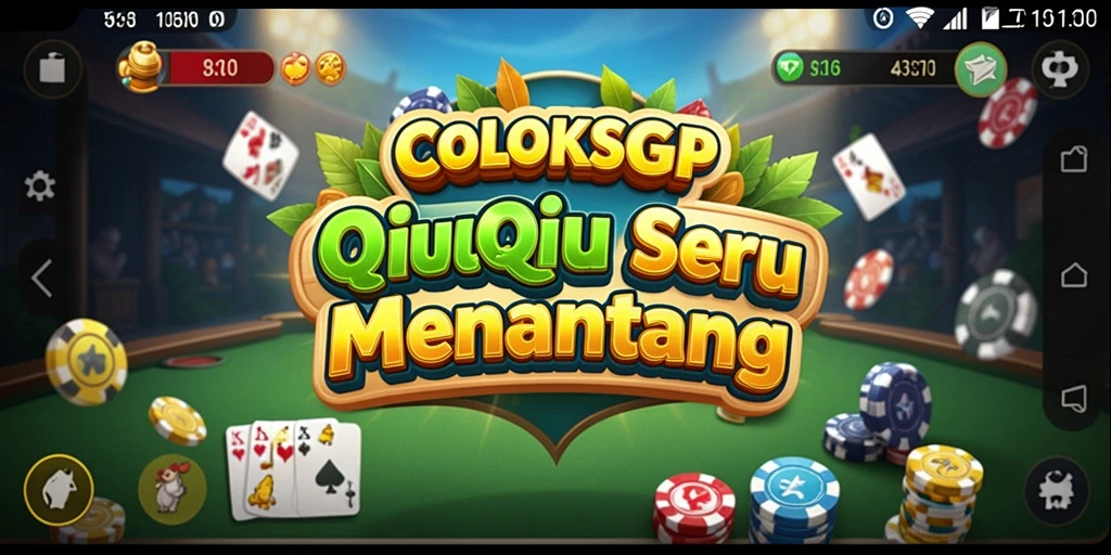 Screenshot gameplay QiuQiu dari COLOKSGP yang seru.