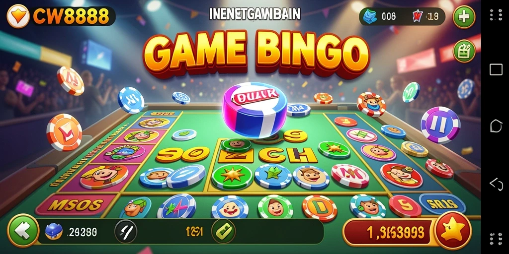 Tampilan seru gameplay bingo dalam CW8888 dengan pemain aktif.