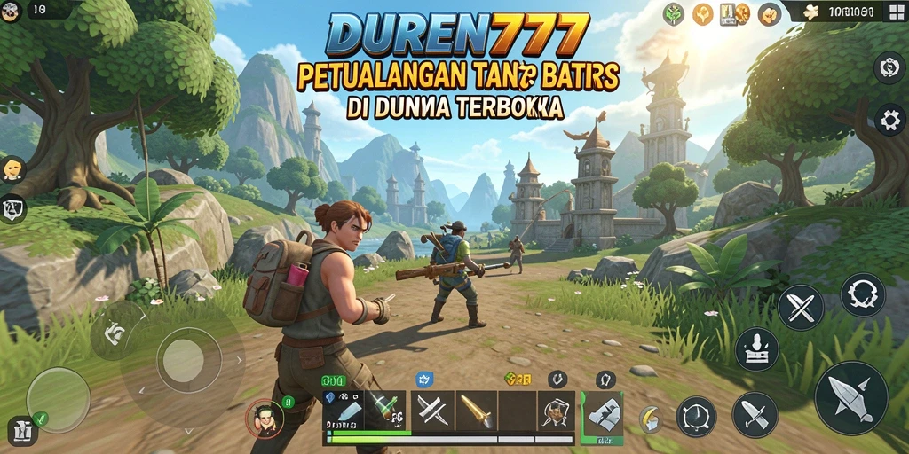Tampilan gameplay DUREN777 yang menakjubkan dalam dunia terbuka.