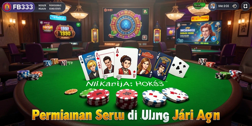 Screenshot FB333 menampilkan gameplay poker yang menarik dan penuh aksi.