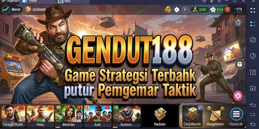 Tampilan gameplay GENDUT188 yang seru dan strategis.