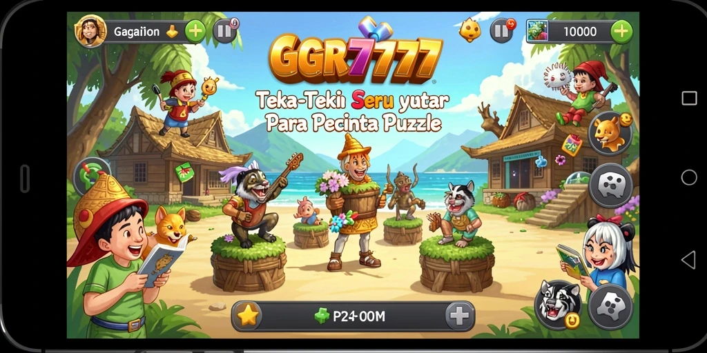 Screenshot gameplay GGR7777 menampilkan tantangan teka-teki yang menarik.