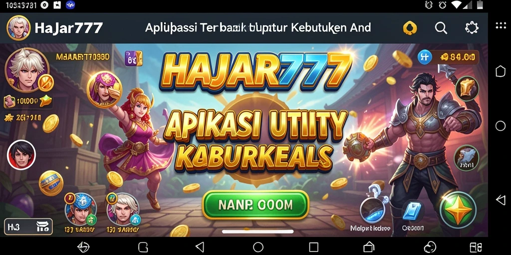 Tampilan antarmuka HAJAR777 yang menarik dan mudah digunakan.