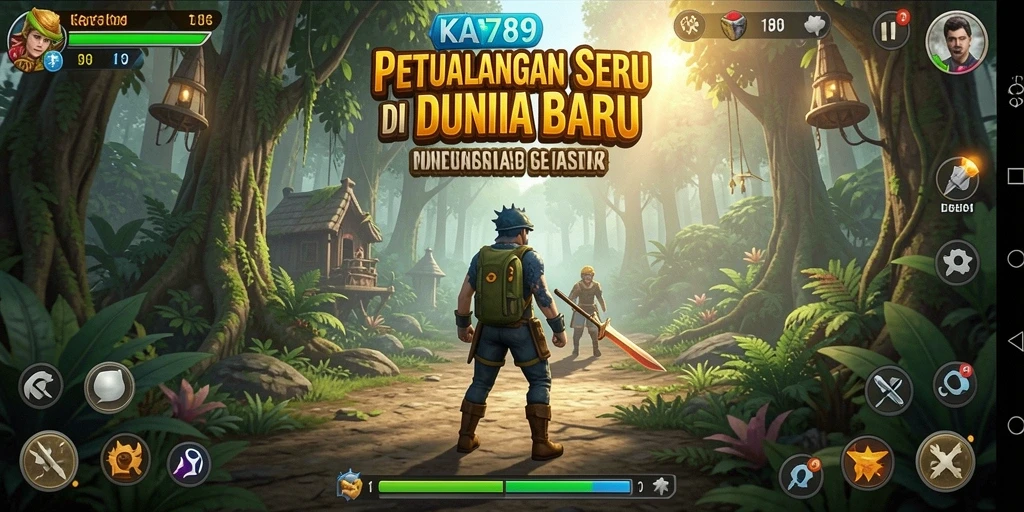 Tampilan gameplay seru dalam petualangan KA789.