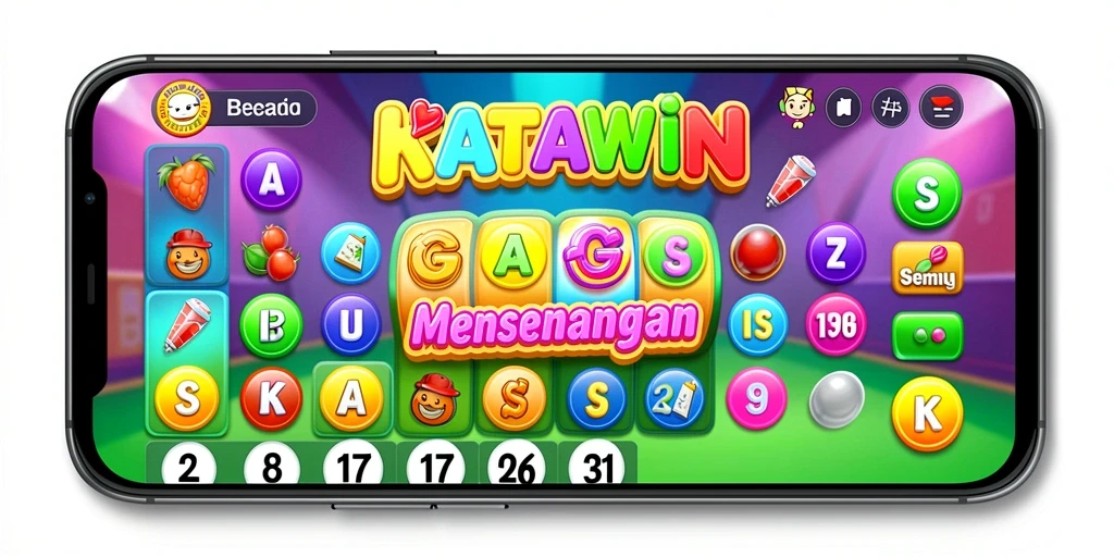 Tampilan gameplay Bingo yang menarik dan interaktif di KATAWIN.