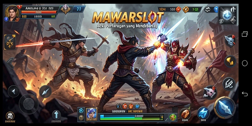 Tampilan gameplay MAWARSLOT yang intens dan penuh aksi.