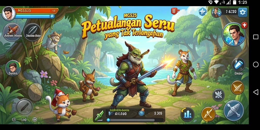 Tampilkan gameplay MG525 yang mendebarkan dalam petualangan yang luas.