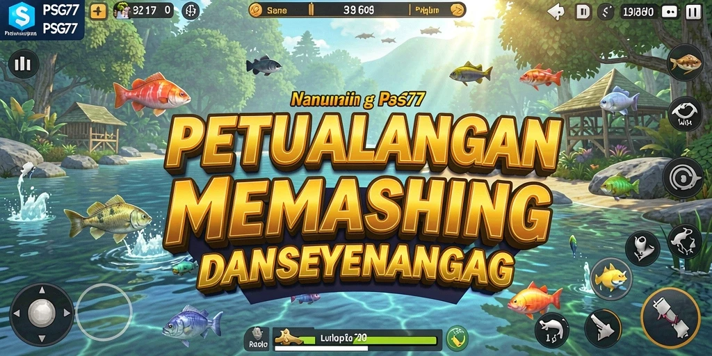 Tampilan gameplay seru PSG77 dengan pengalaman memancing yang menarik.