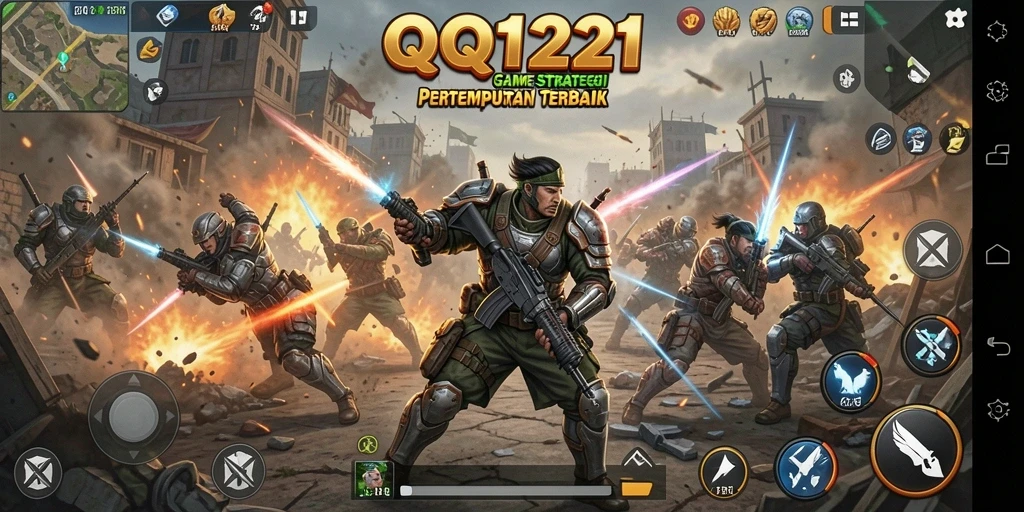 Tampilan gameplay SLG mendebarkan di QQ1221.