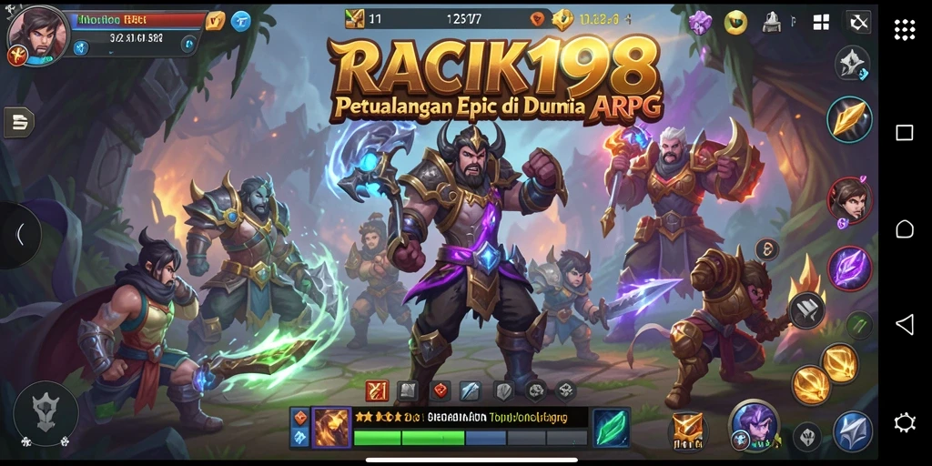 Tangkapan layar gameplay RACIK198 yang mendebarkan dan penuh aksi.