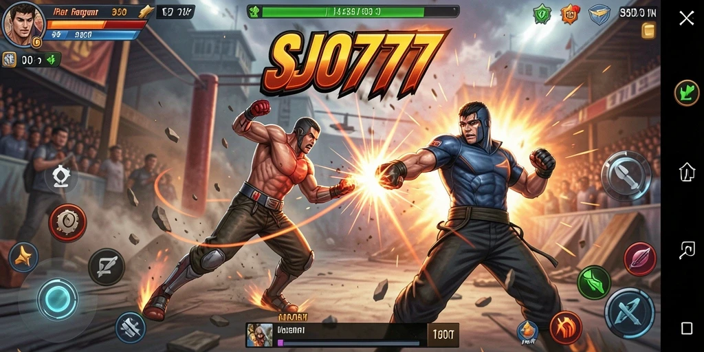 Tampilan gameplay SJO777 yang penuh aksi dan mendebarkan.