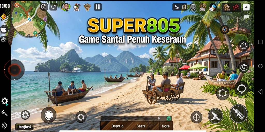 Tampilan gameplay seru dan interaktif dari SUPER805.