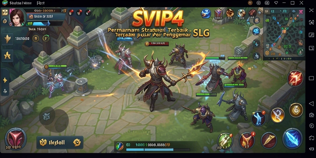 Tampilan gameplay SVIP4 yang menyerang musuh dengan strategi cerdas.
