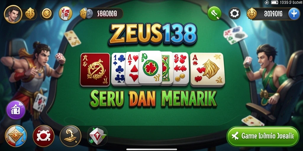 Tampilan gameplay seru dan interaktif di ZEUS138.